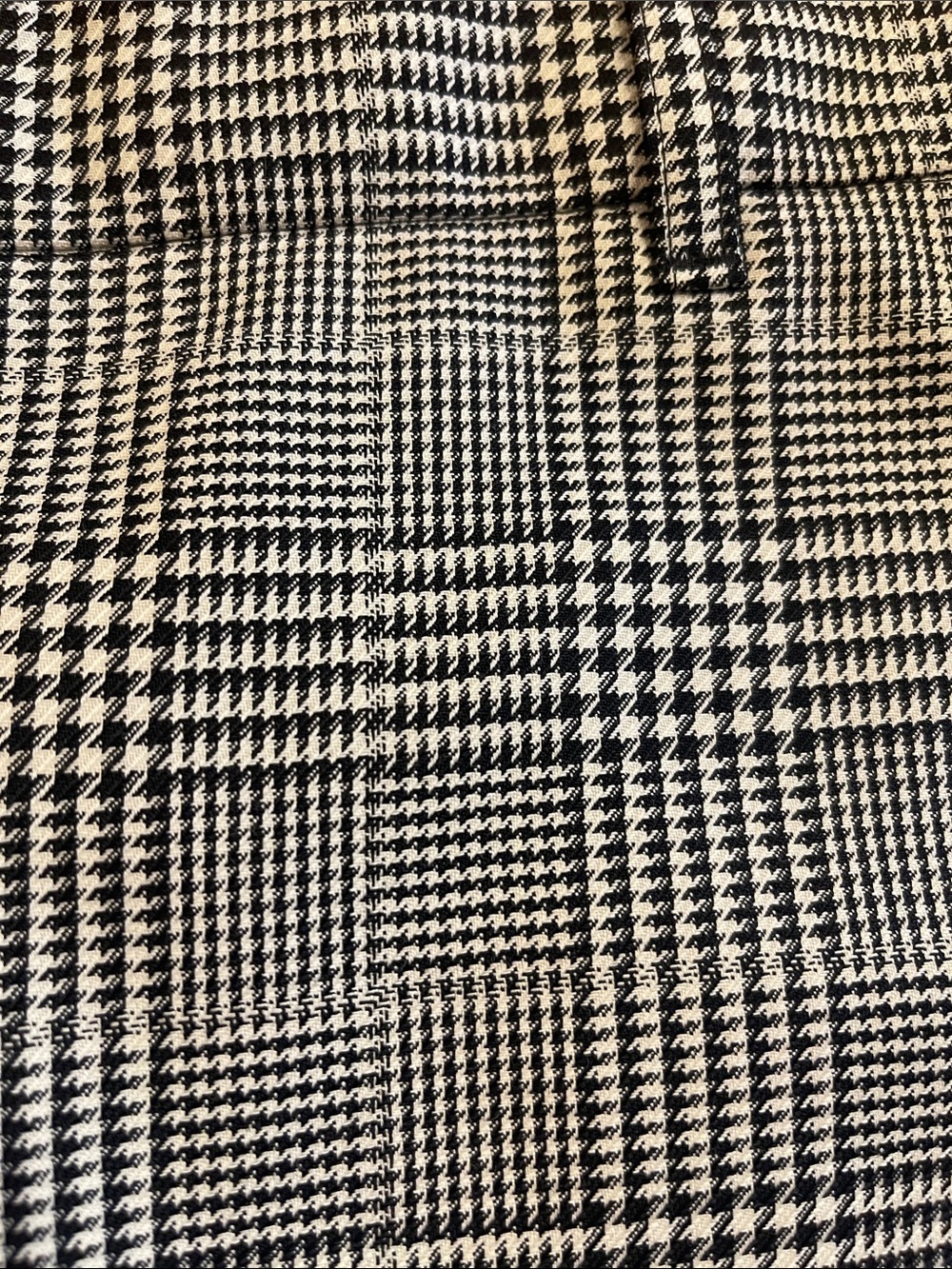 Lafayette 148 Dalton Wool Glen Plaid Wide Leg Trousers 12 - Picture 3 of 9